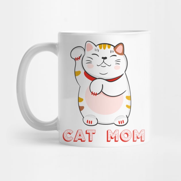 Cat Mom: Maneki Neko by Gsproductsgs